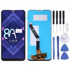 LCD képernyő és digitalizáló teljes összeszerelés a Huawei Honor 8A Pro (fekete) számára